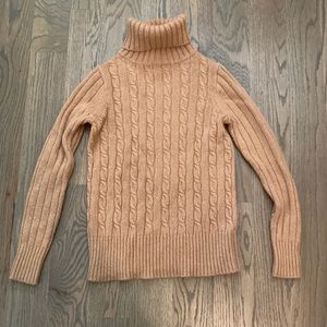 J crew cable knit sweater